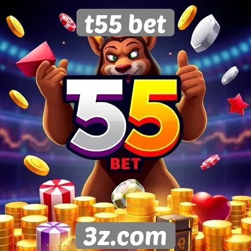 Variedade de jogos oferecidos pelo t55 bet